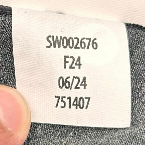 VRST X Smartwool Long Sleeve 1/4 Zip Men L Black Gray Merino Wool Stretchy Shirt - Picture 7 of 12